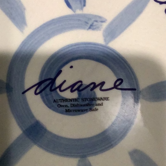 Diane Stoneware Artware Come Dream With Me Lipstick Fish Plate - Picture 8 of 9